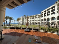 View from breakfast buffet