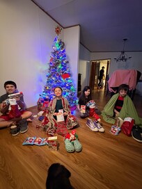 Den or Living room #2. Christmas morning.