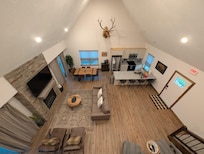 Living room from upstairs bedroom