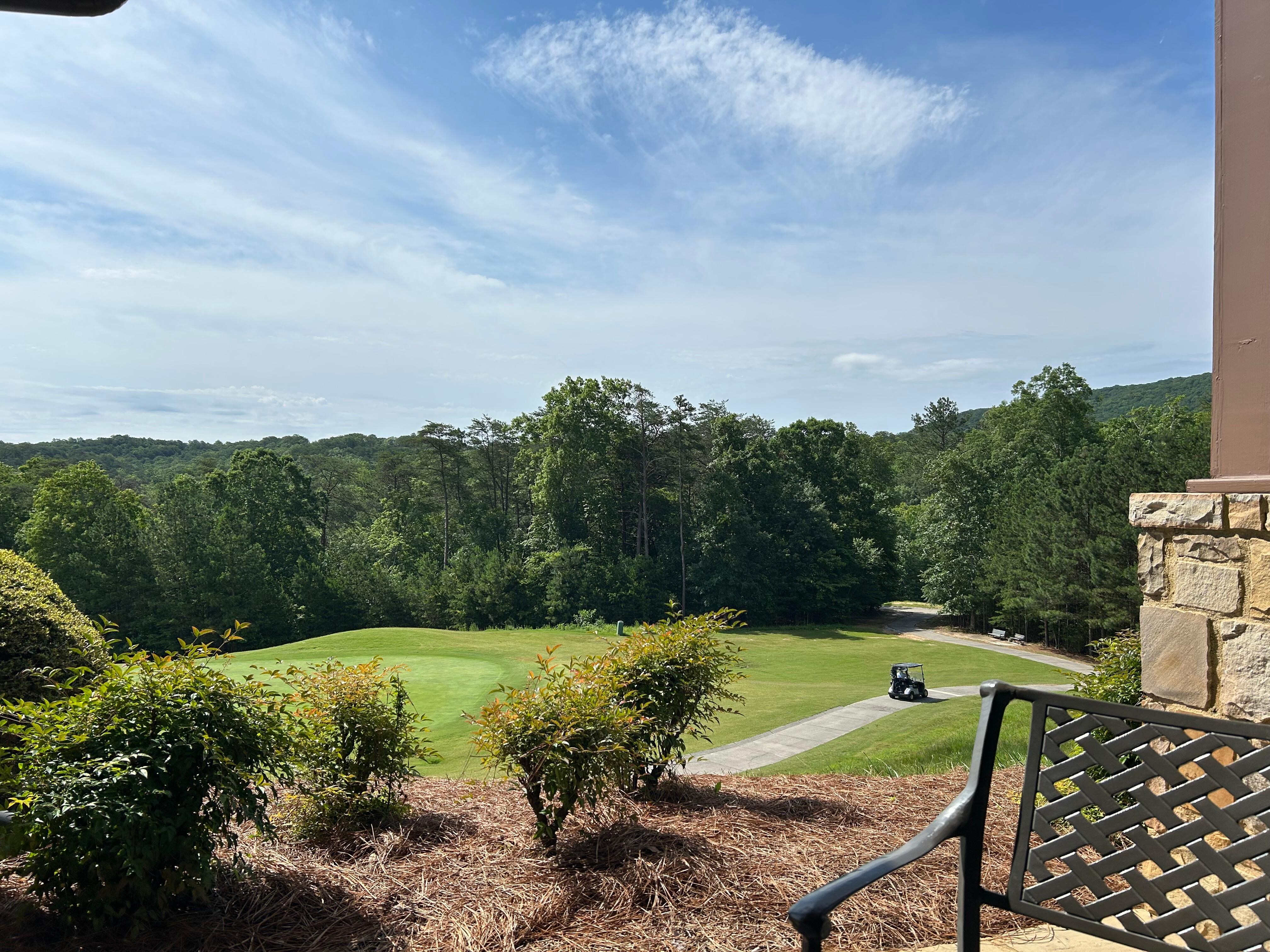  View from the clubhouse restaurant