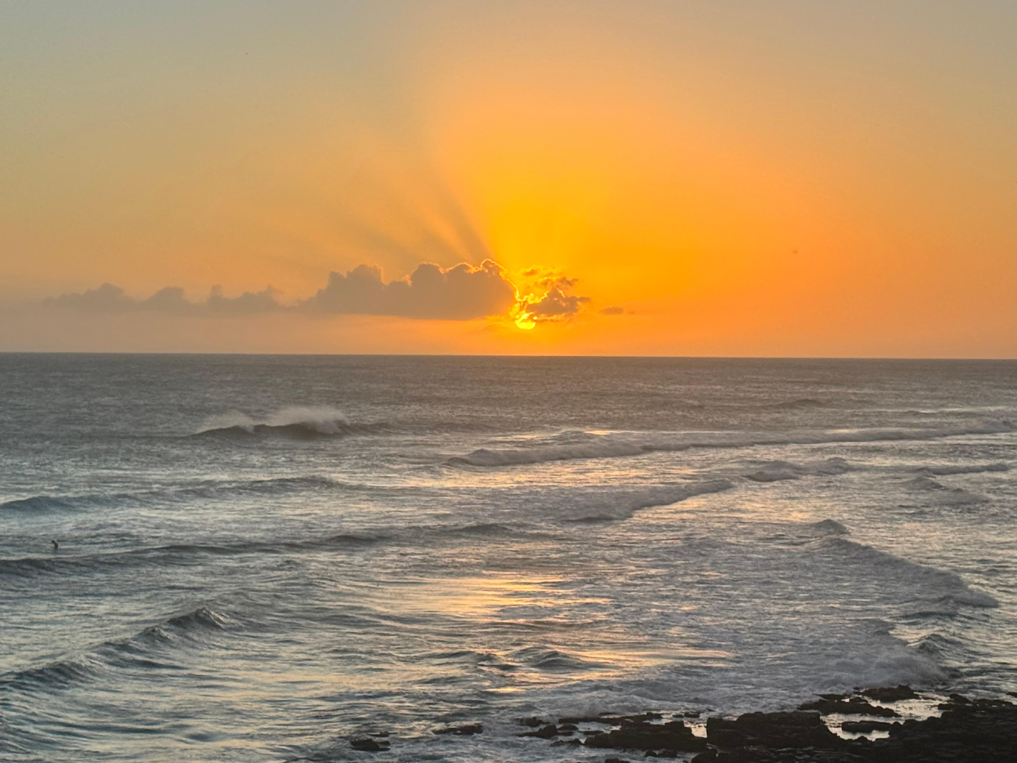 View or the gorgeous sunset from the units balcony. 