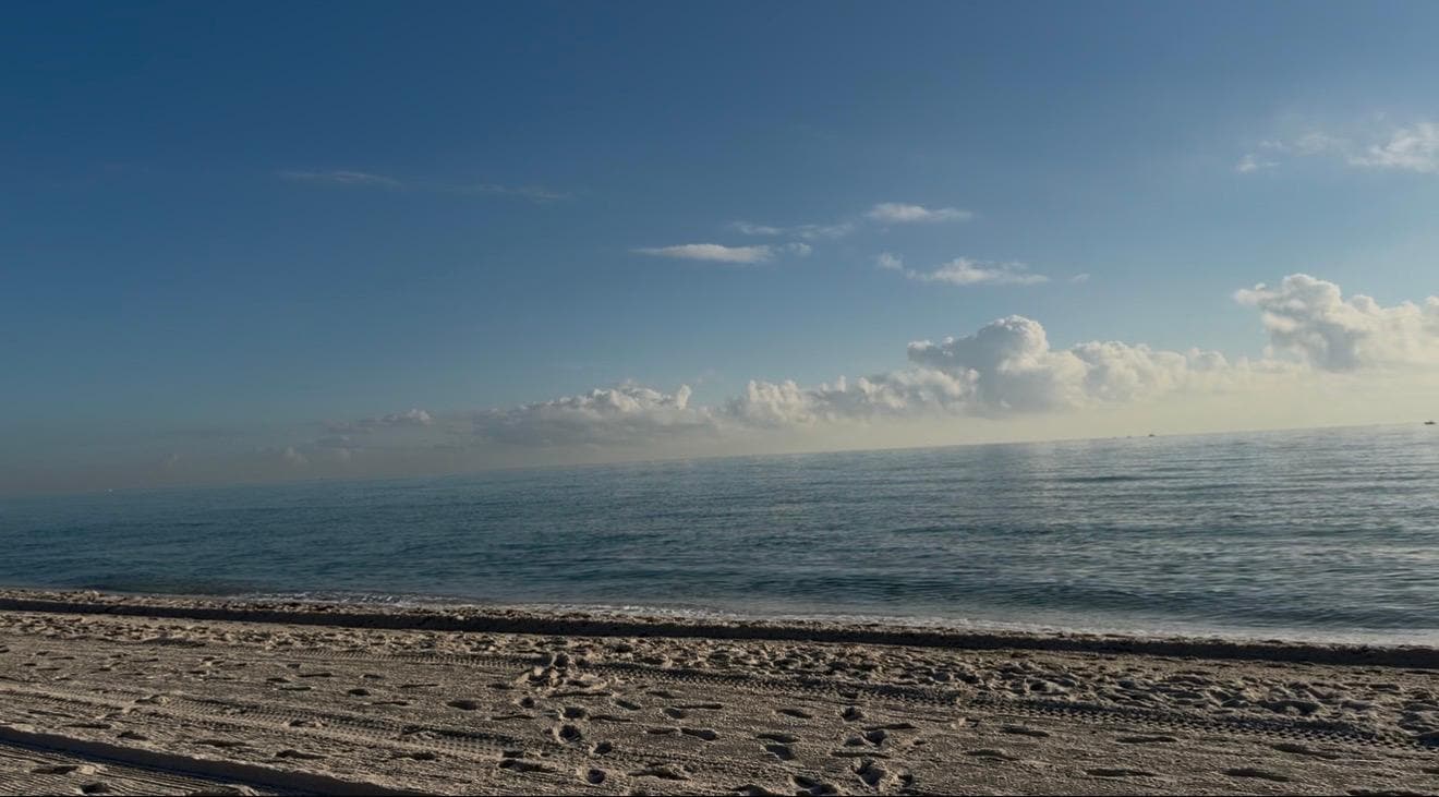 Beautiful beach and conveniently located right on the property