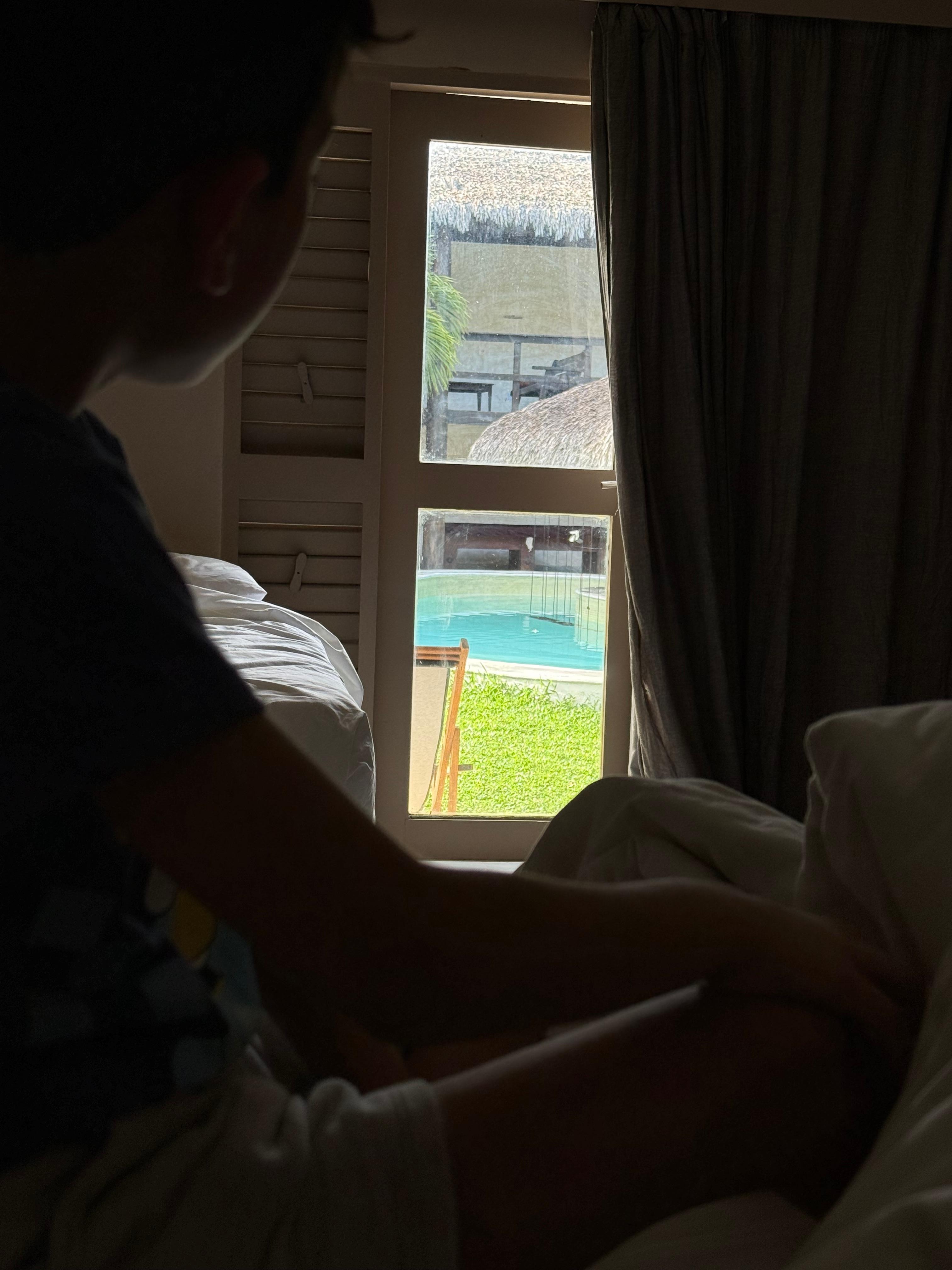 View from our room window