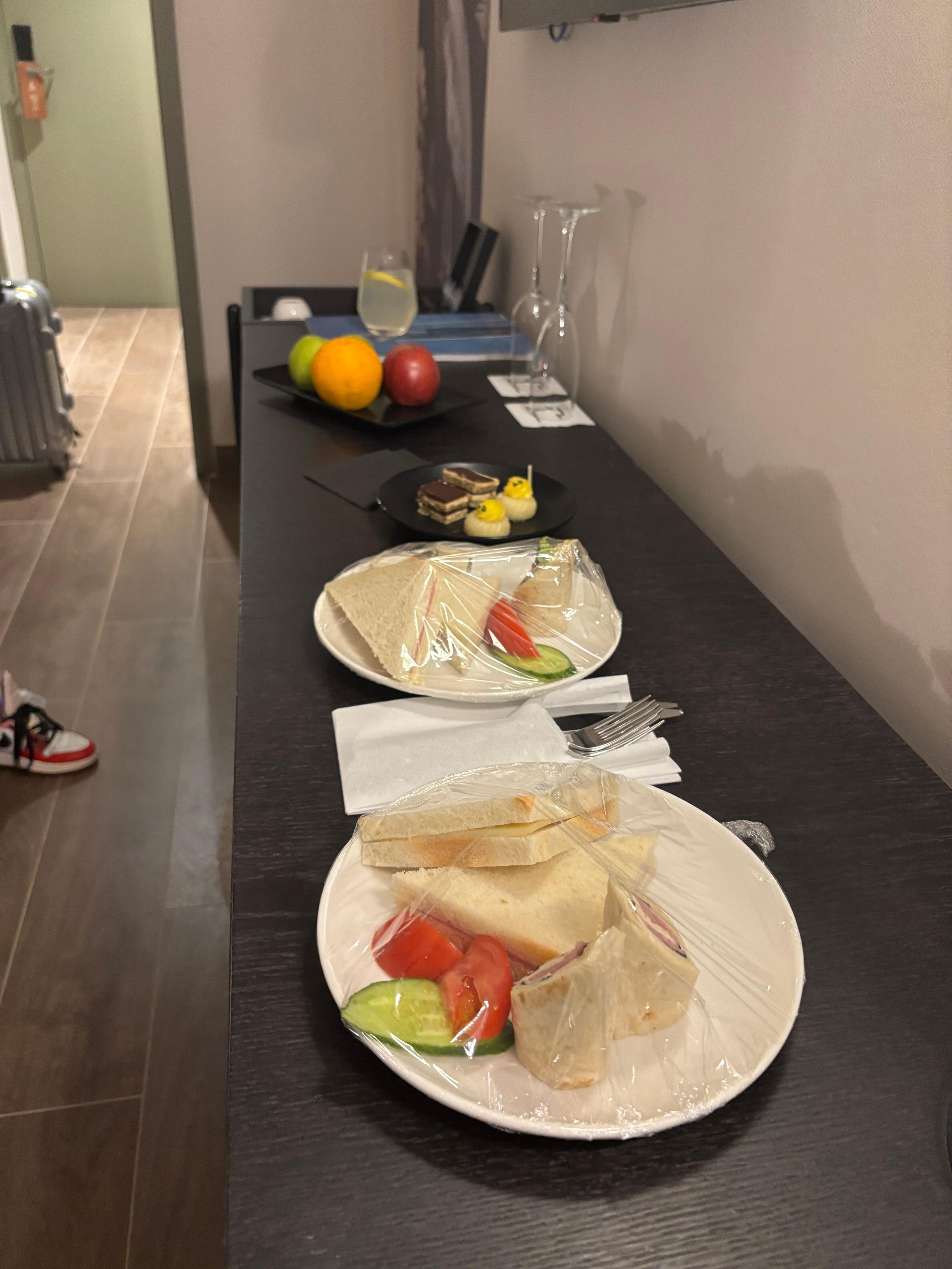 Special treats left in room for when we arrived.