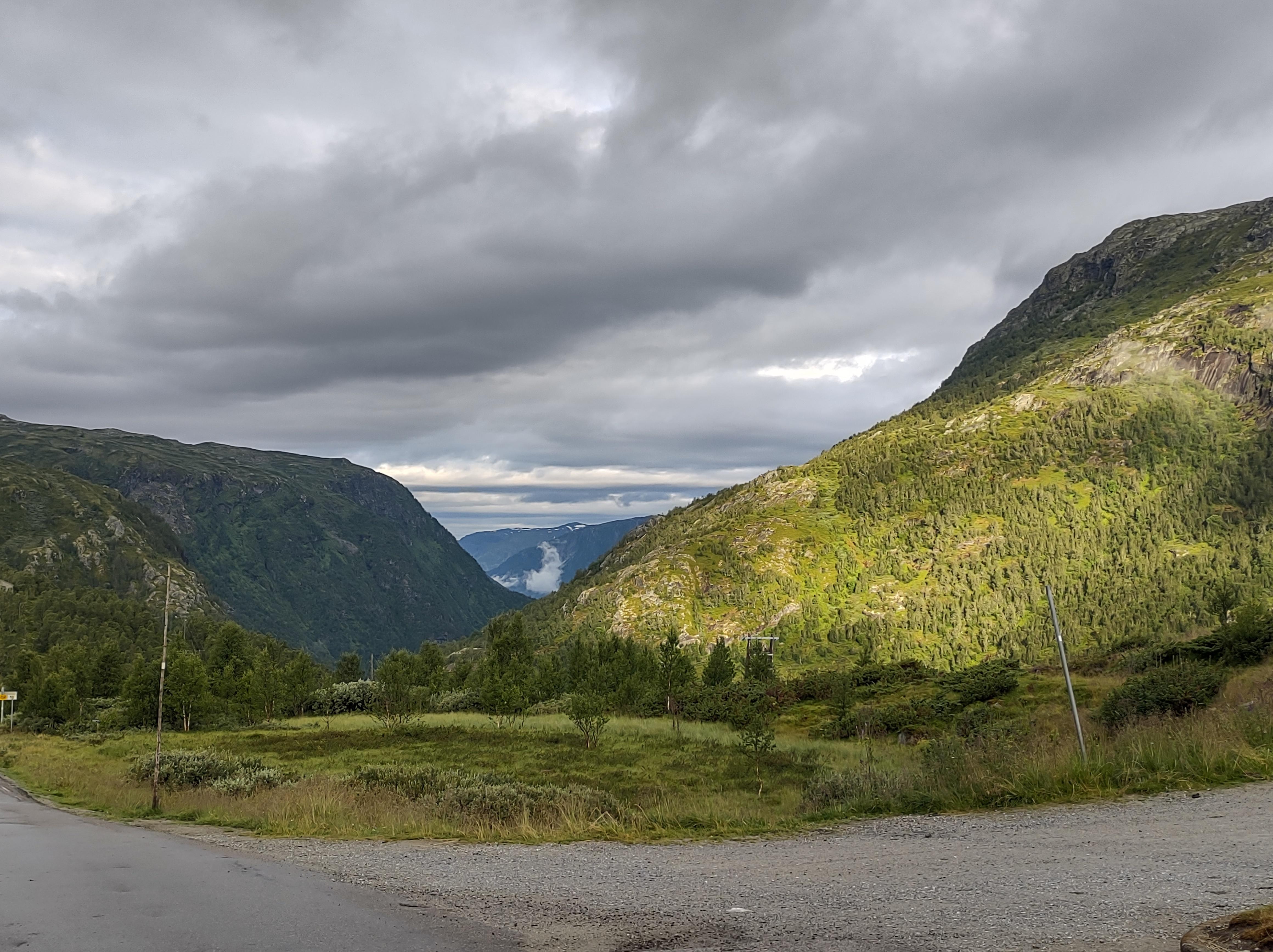 Landskabet er imponerende 