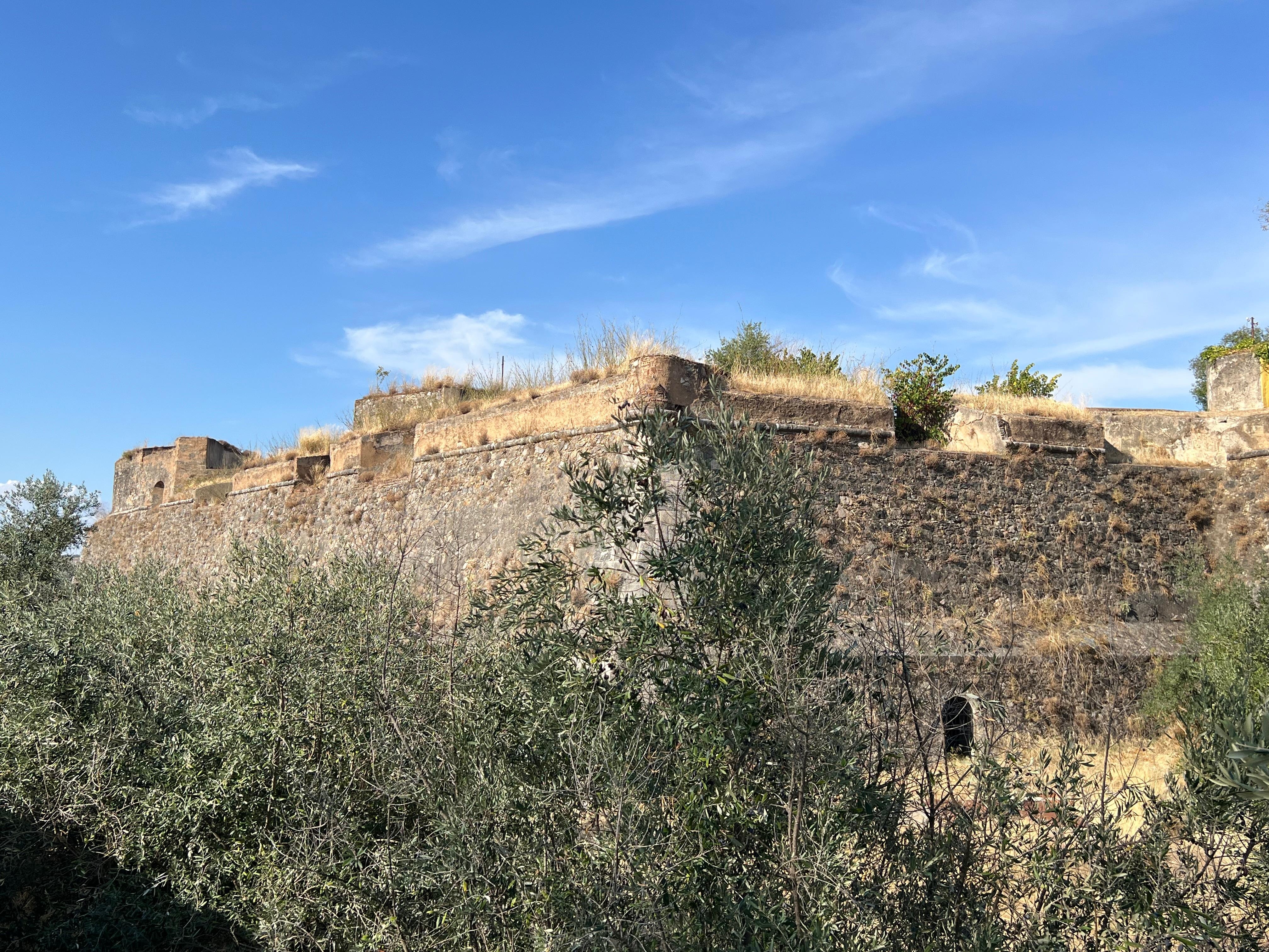 Elvas city center region inside fortress