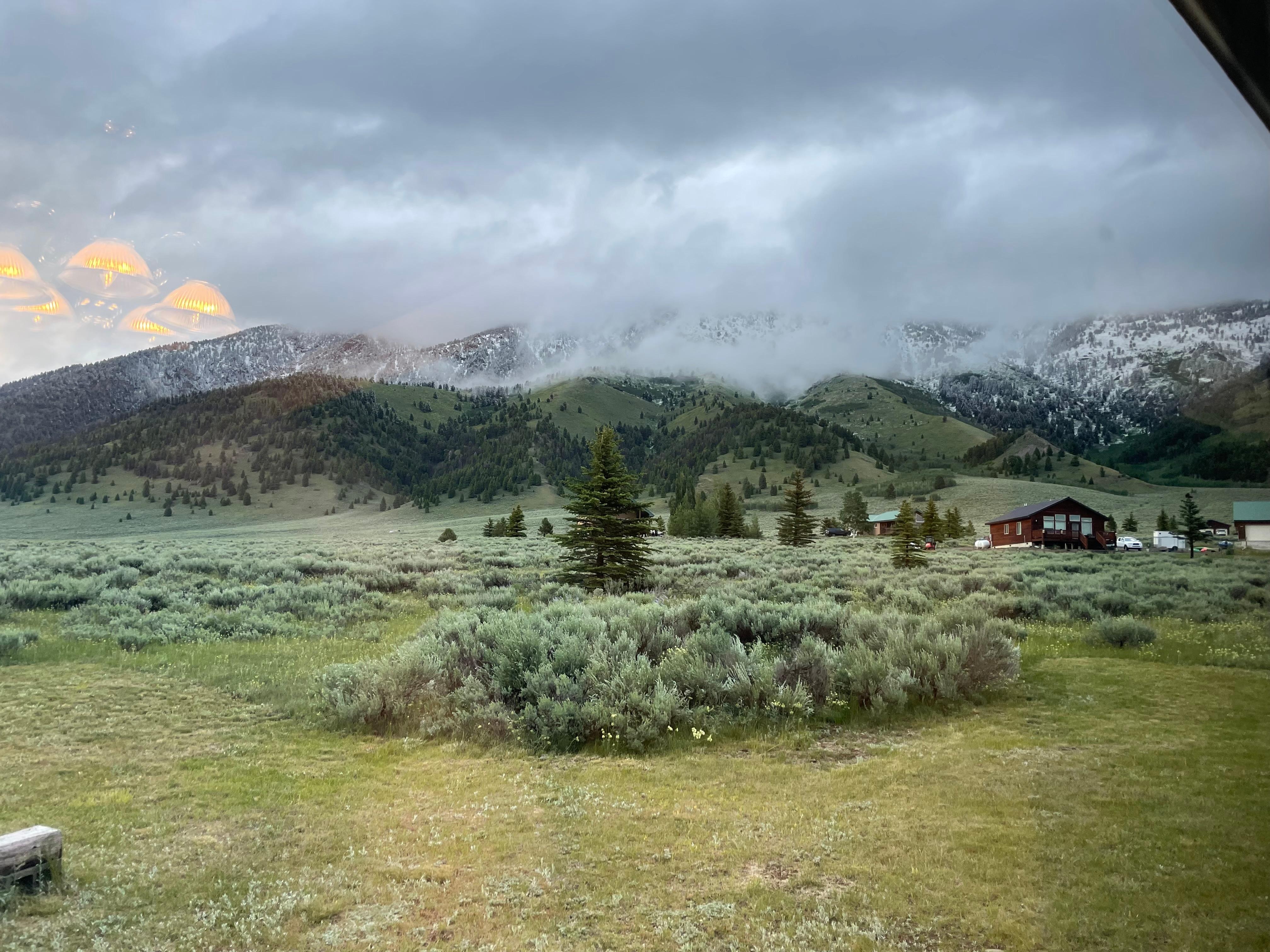View from the back of the house. 