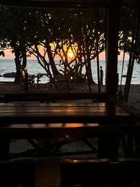夕陽が綺麗でした。