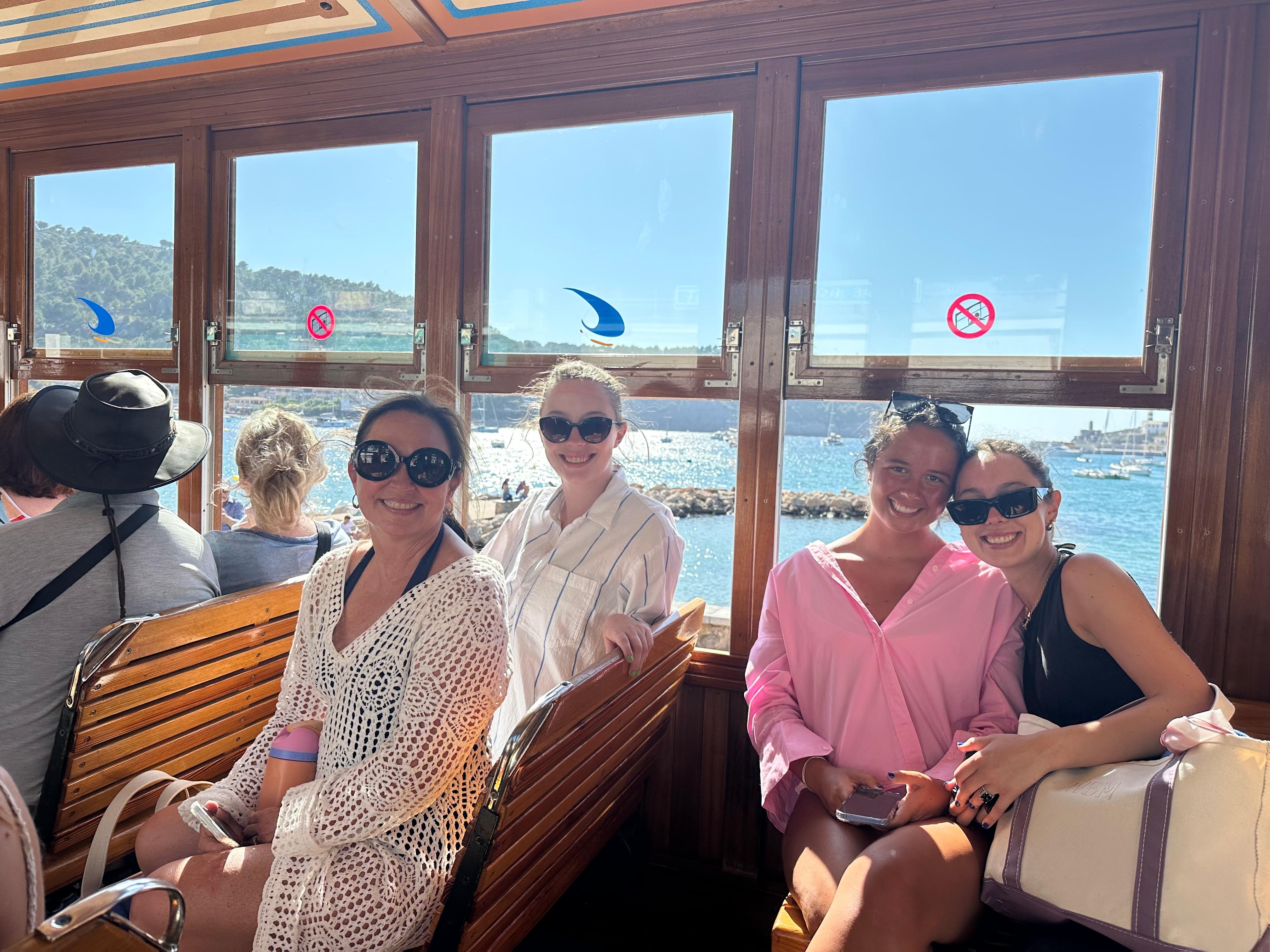 Tram back from the port