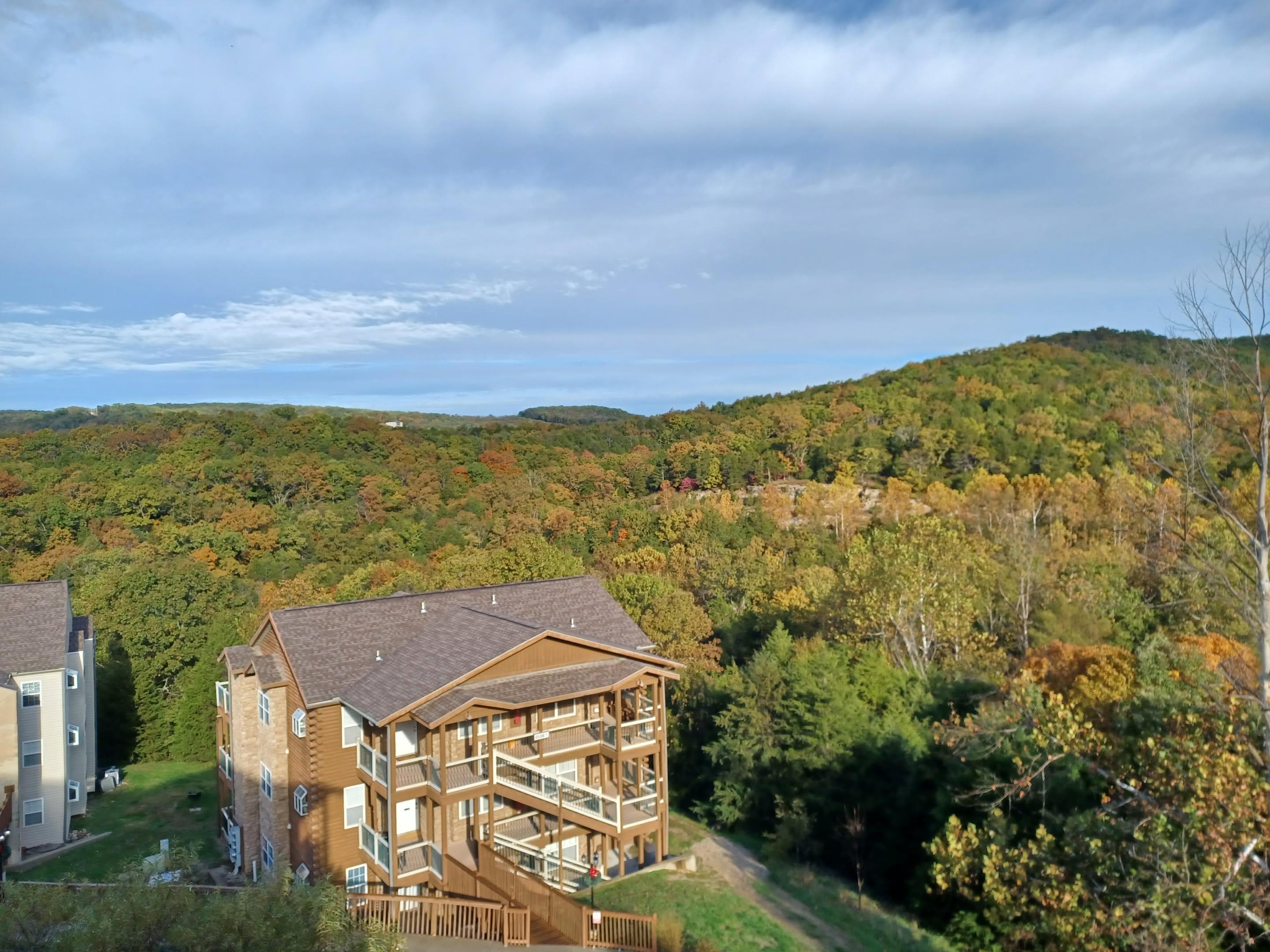 what a view from the private balcony