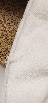 Towel from service staff