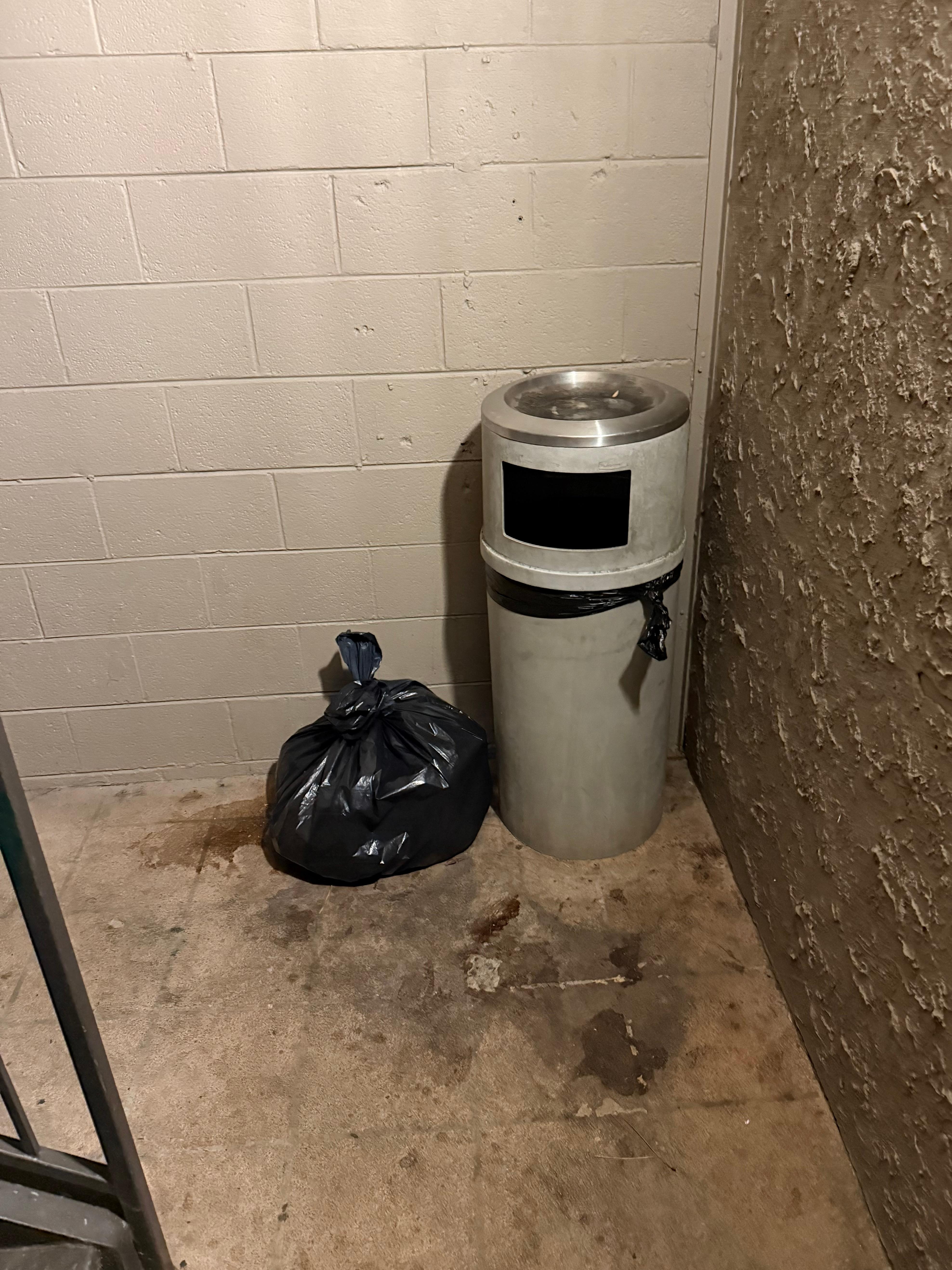 Lobby near stairs to rooms