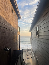 Stairs connecting each level