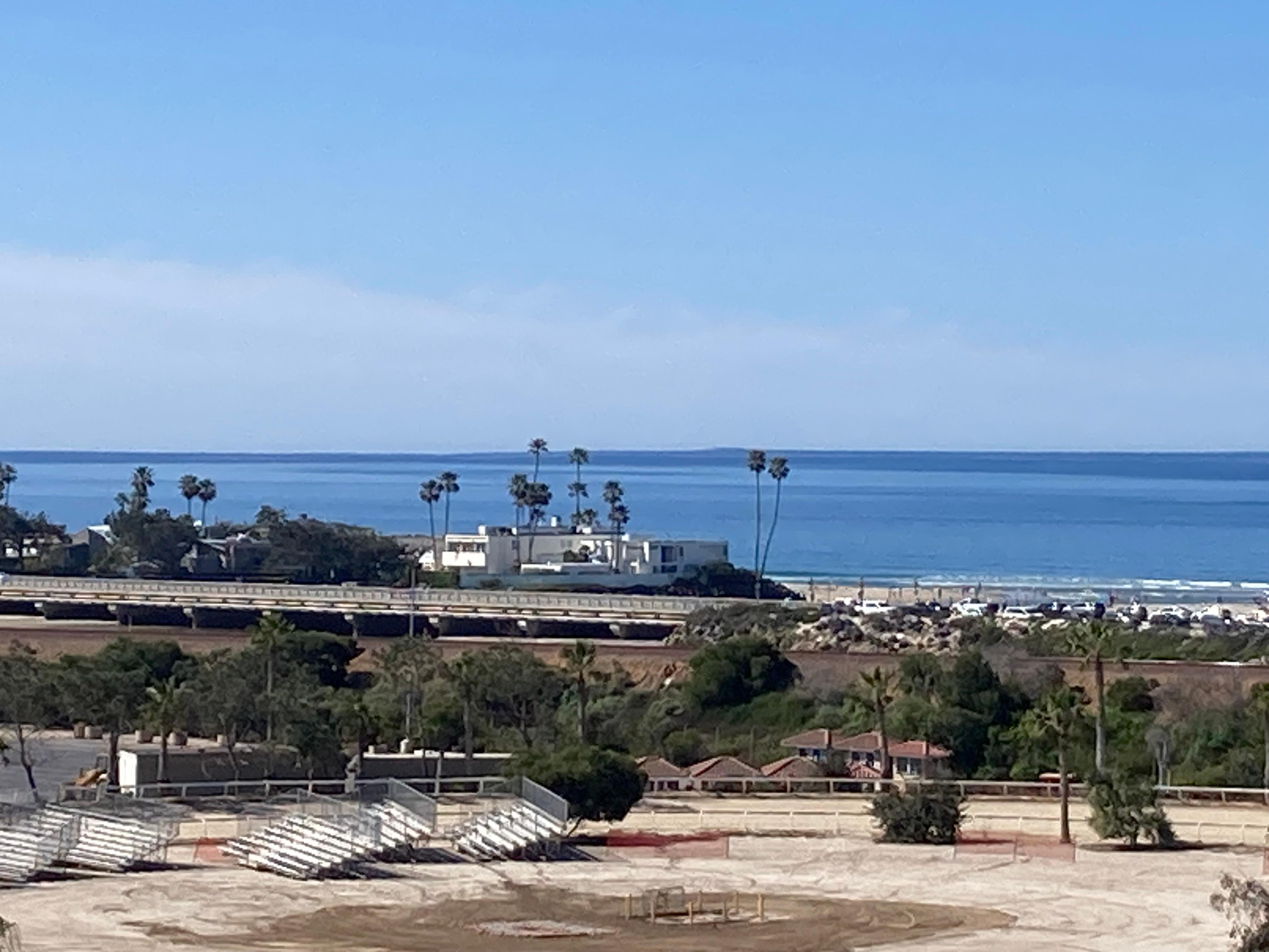 View from the racetrack