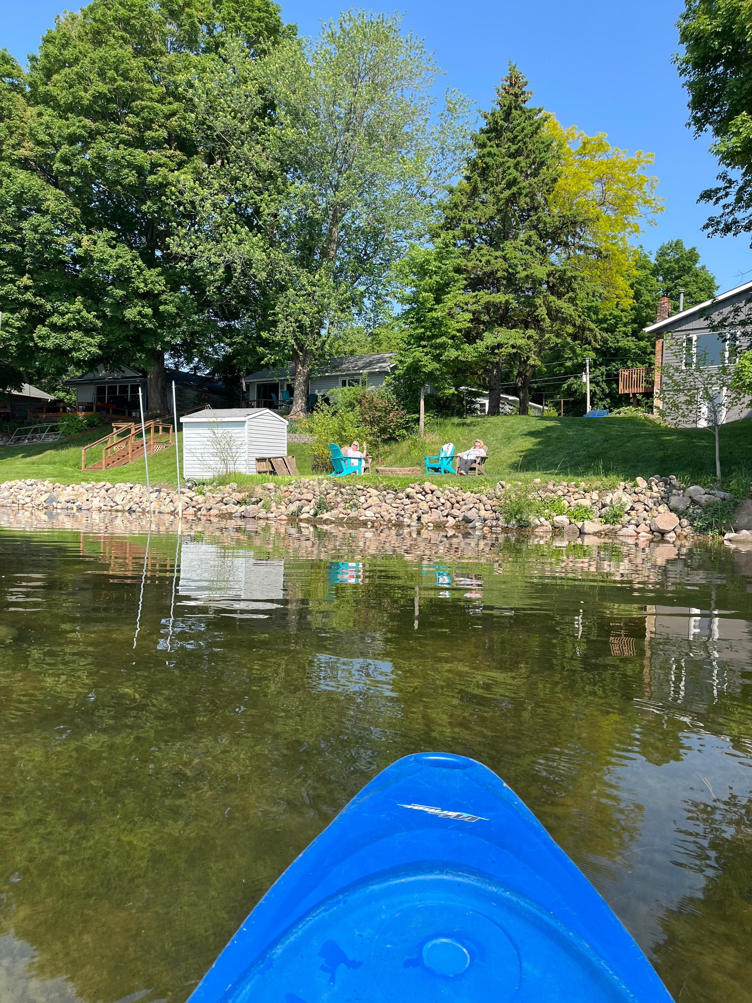 Looking back at the house. 