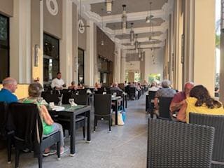 Outside seating for Buffet