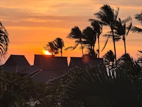 Sunset from the deck