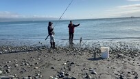 Fishing on the Spit