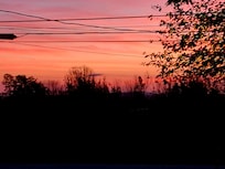 Sunset from the patio