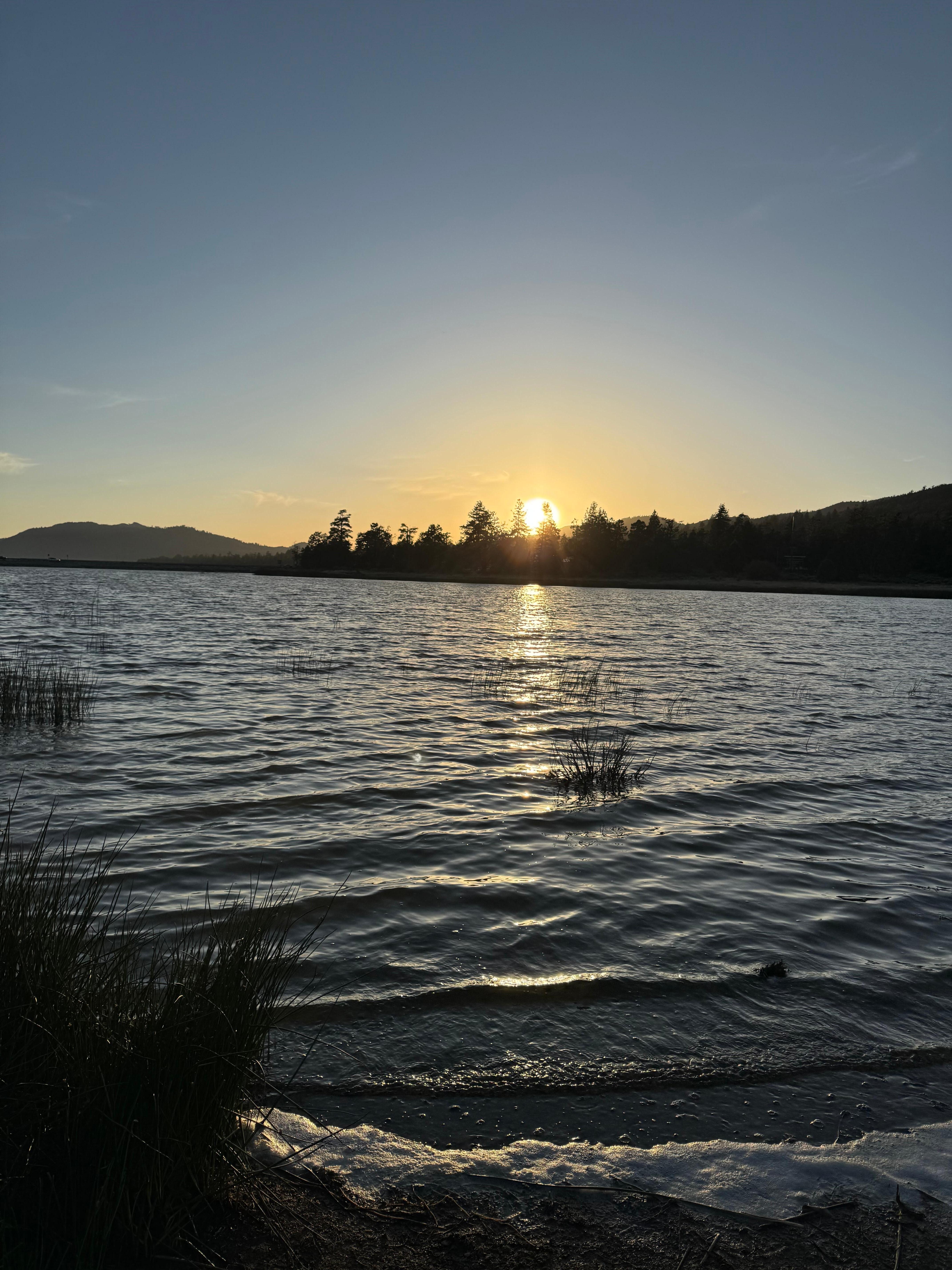 Beautiful sunsets at night with just a short walk/ride to the lake.  