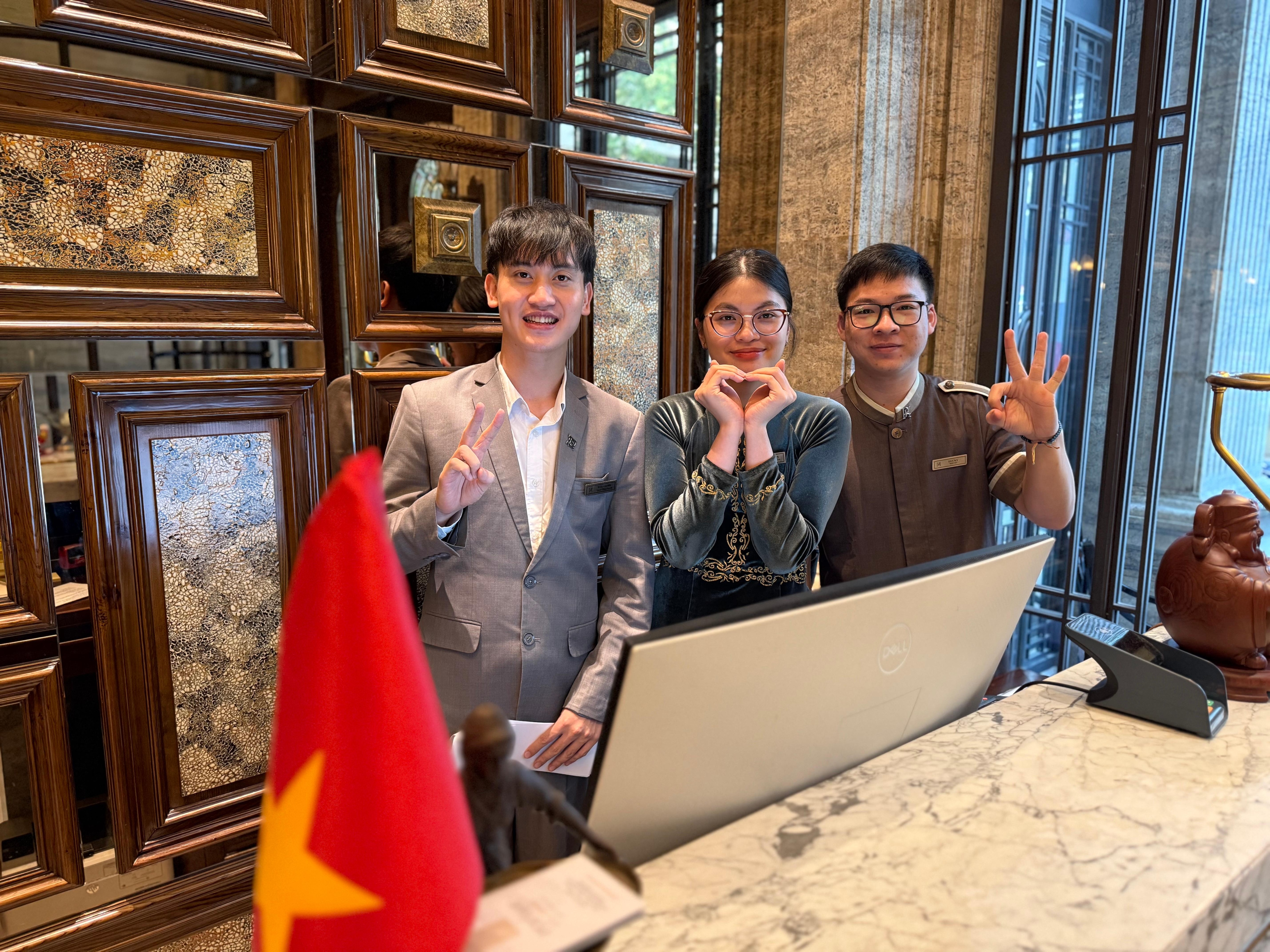 A professional, attentive, caring and service-minded young staff