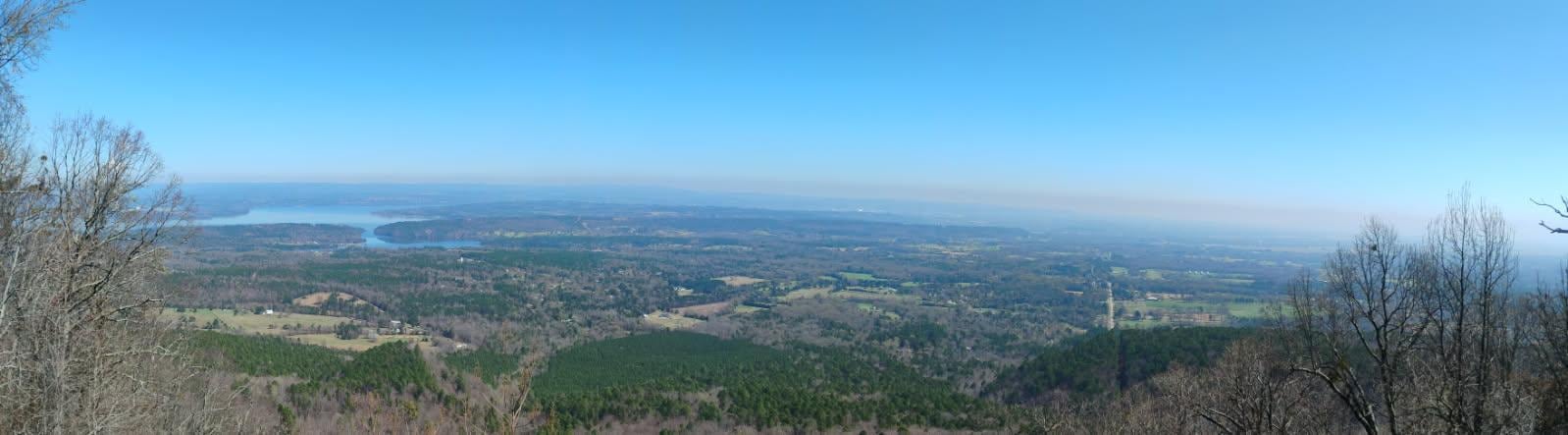 View up on Mount Nebo