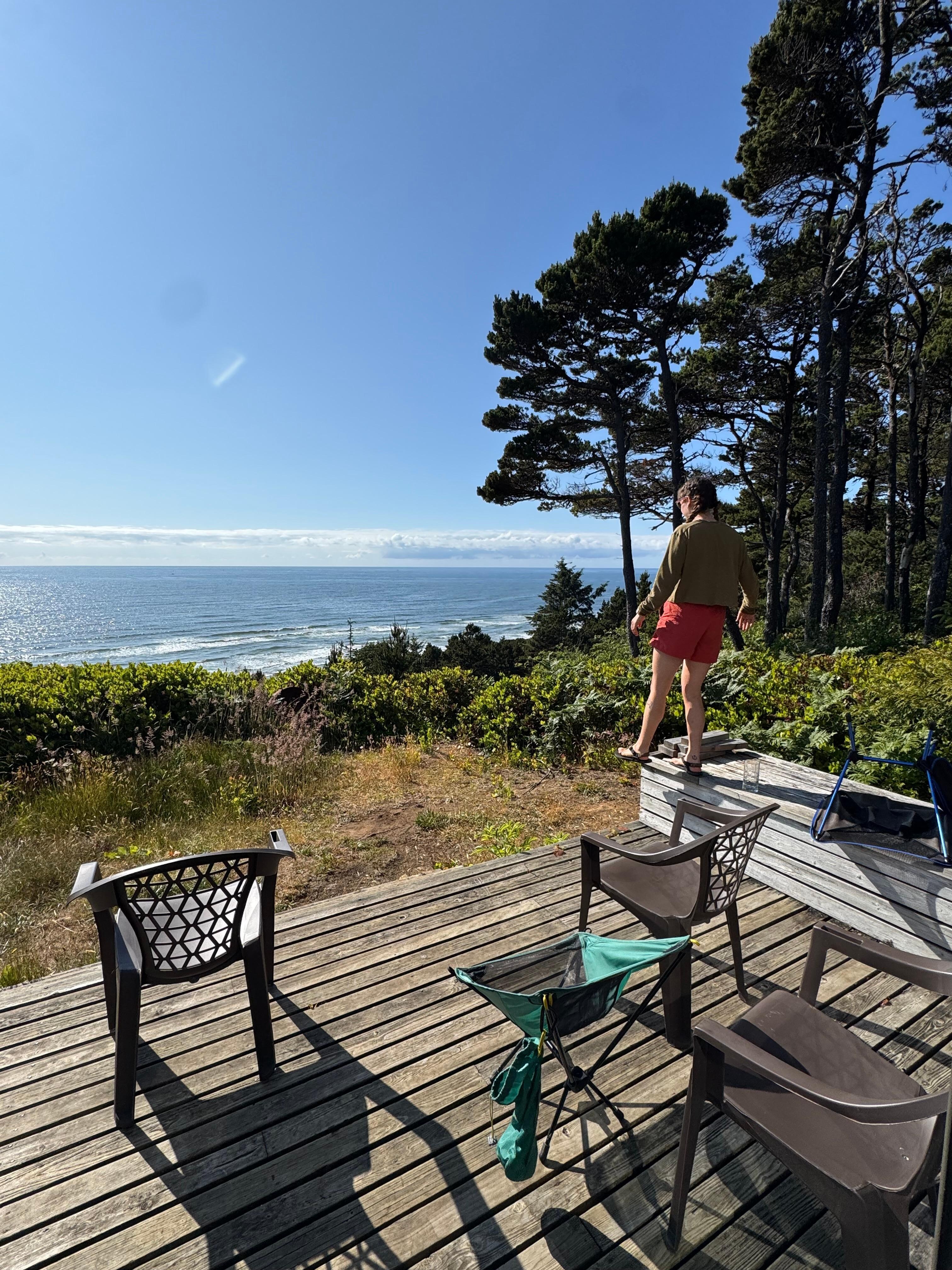 The deck—what a view!