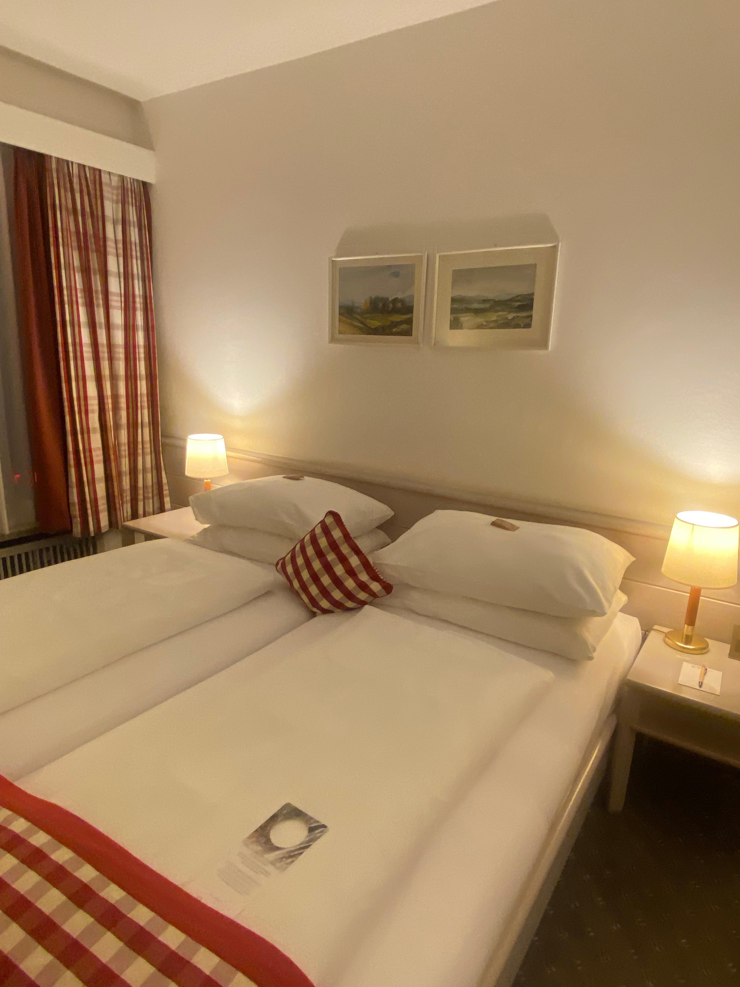 깨끗하고 쾌적한 침대