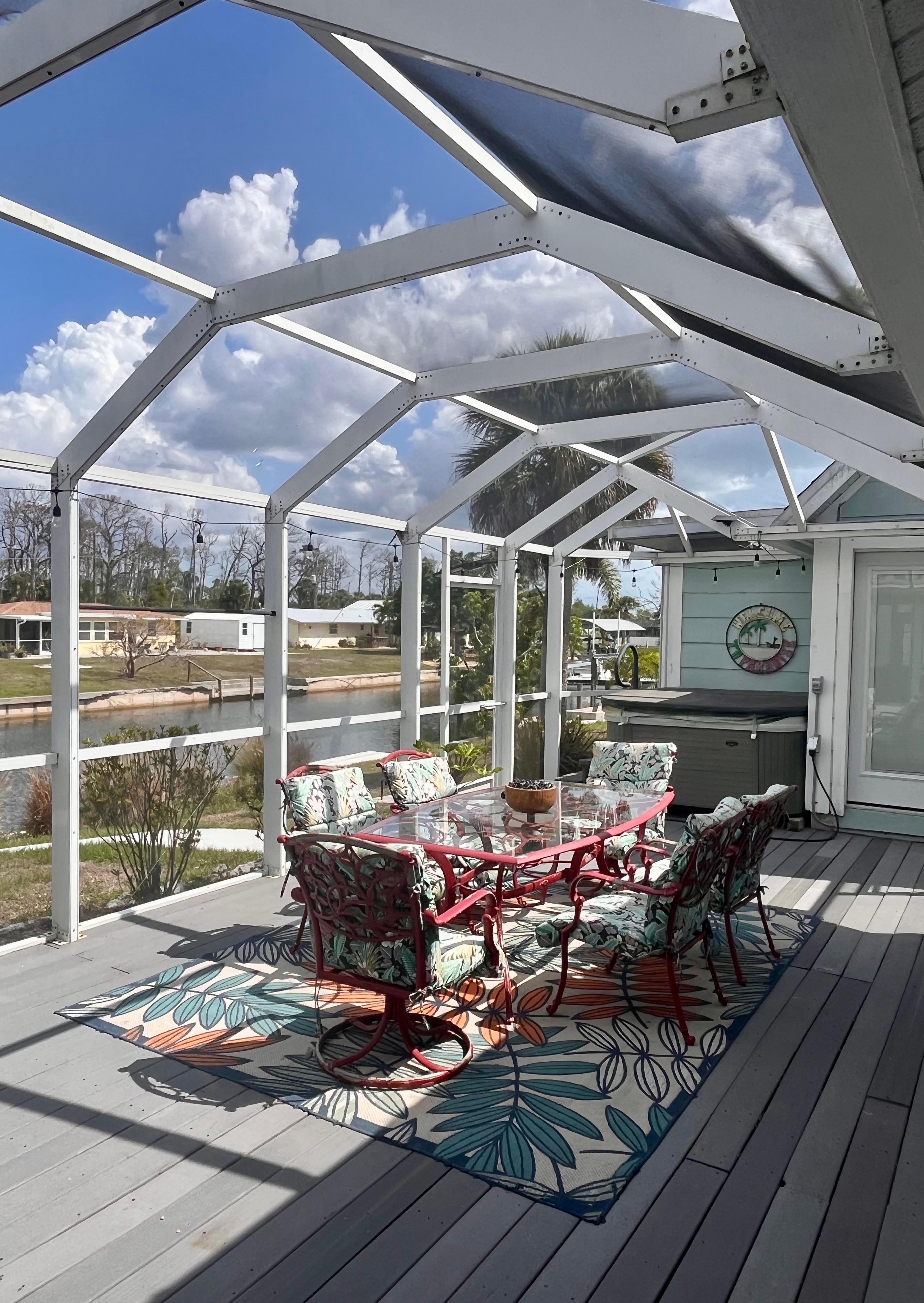 Great sun porch that we enjoyed every day 