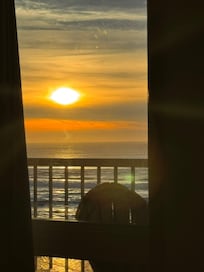 Amazing sunset during king tides