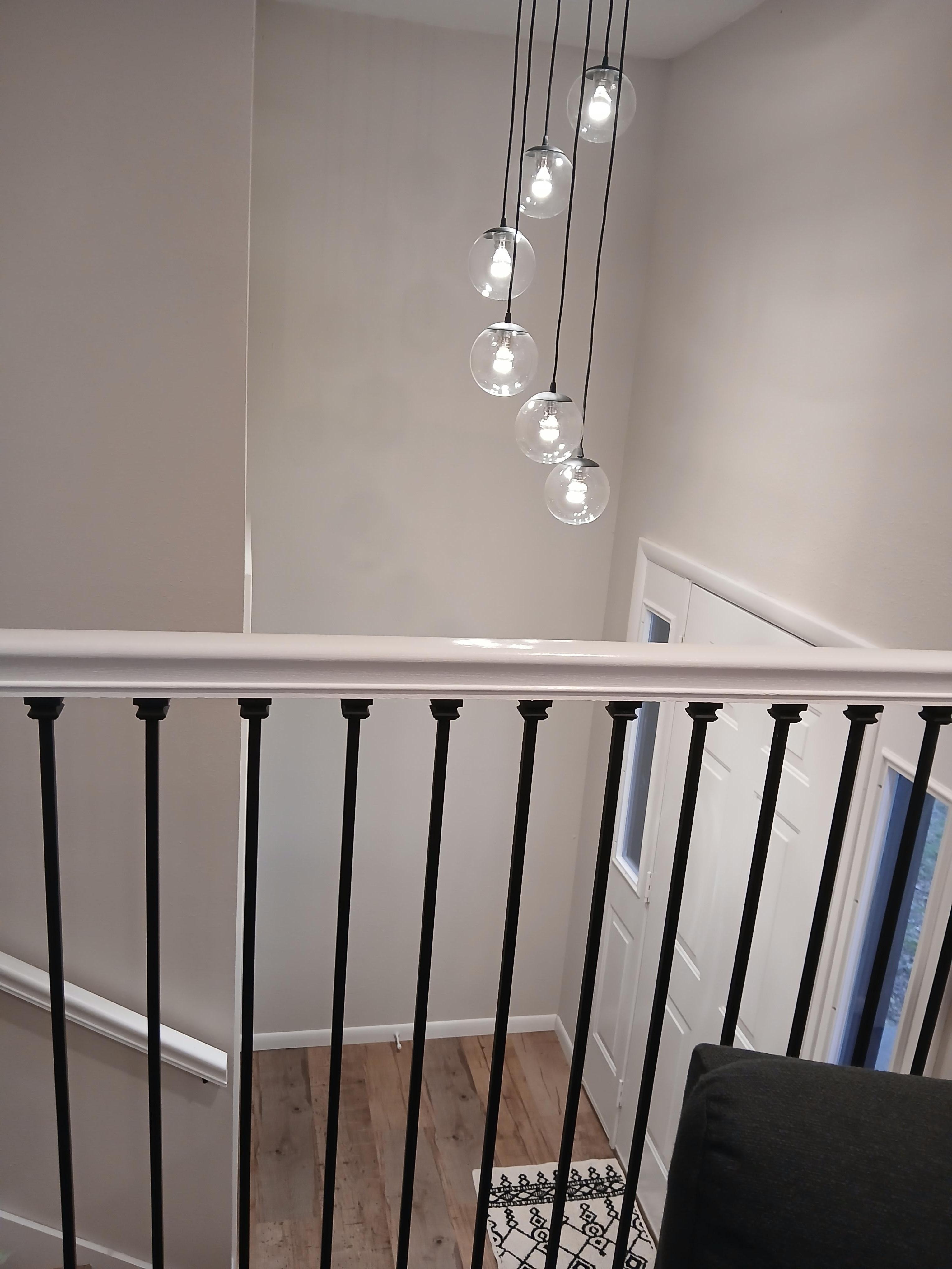 Lights above front door