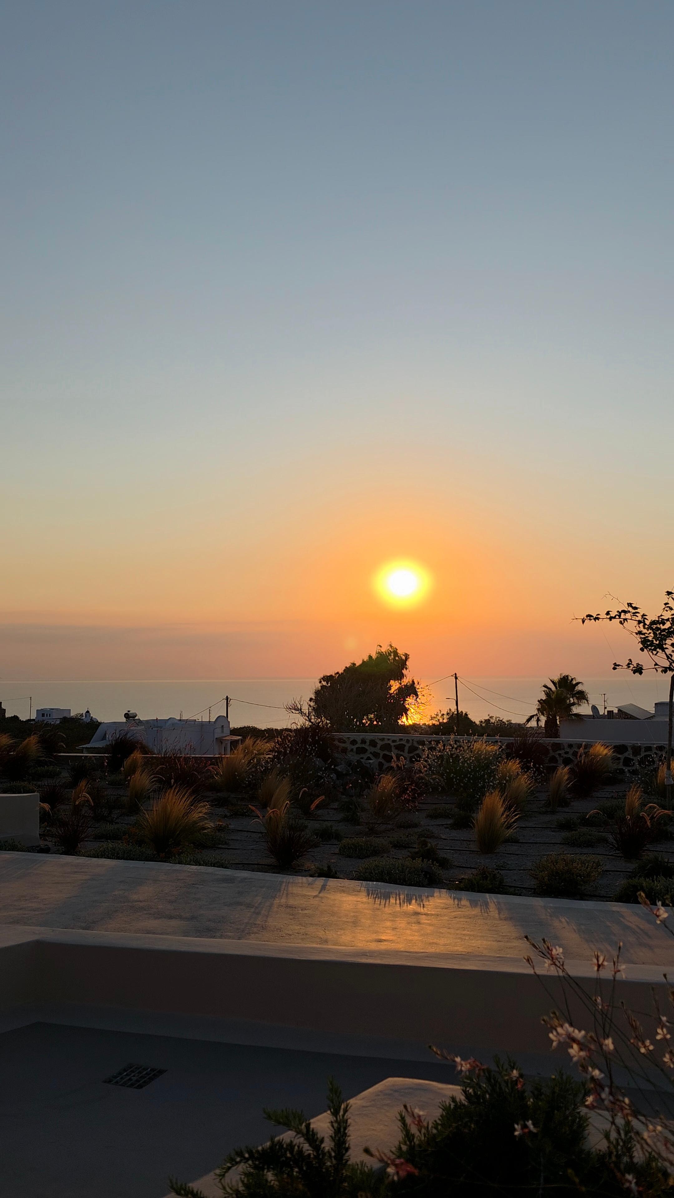 Sunrise with seaview