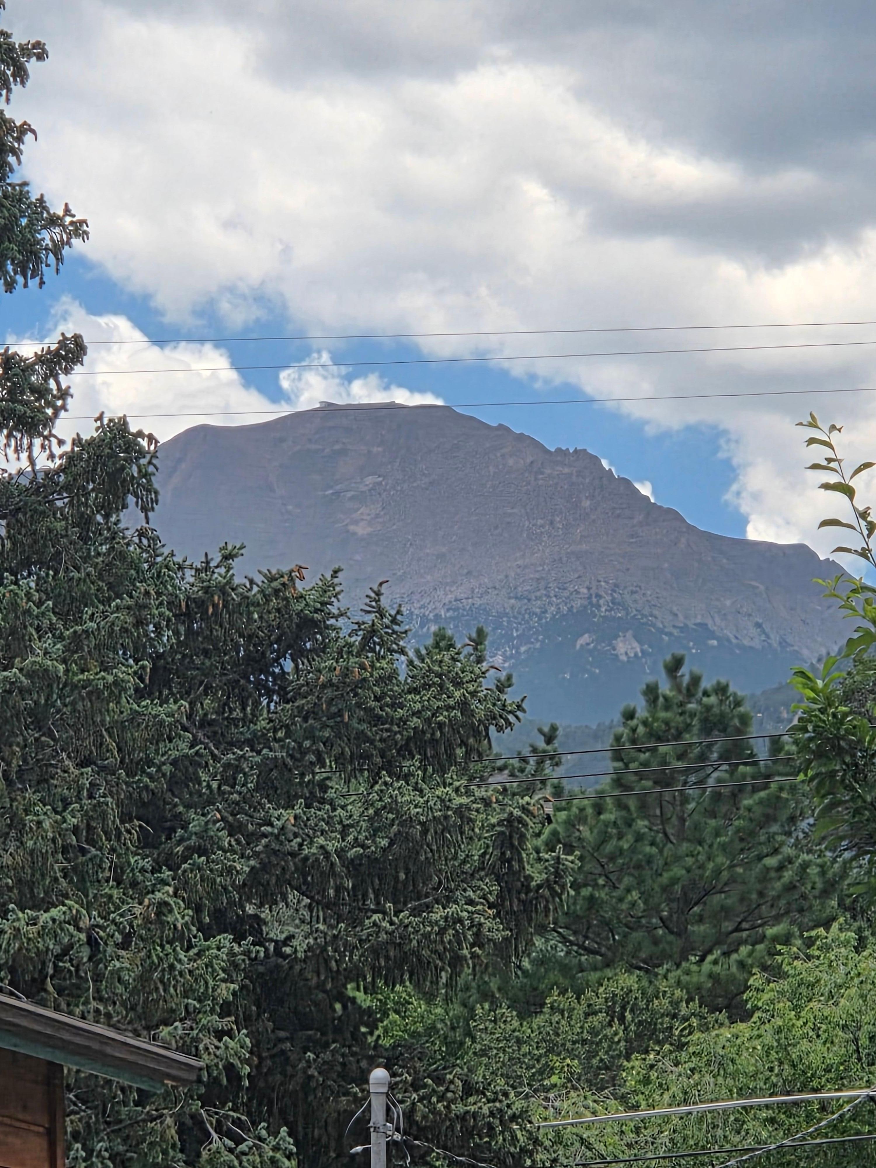 This pic was taken from their driveway of the visitor center at Pikes Peak. 