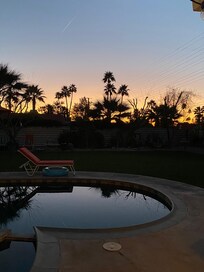 Sunrise in the backyard