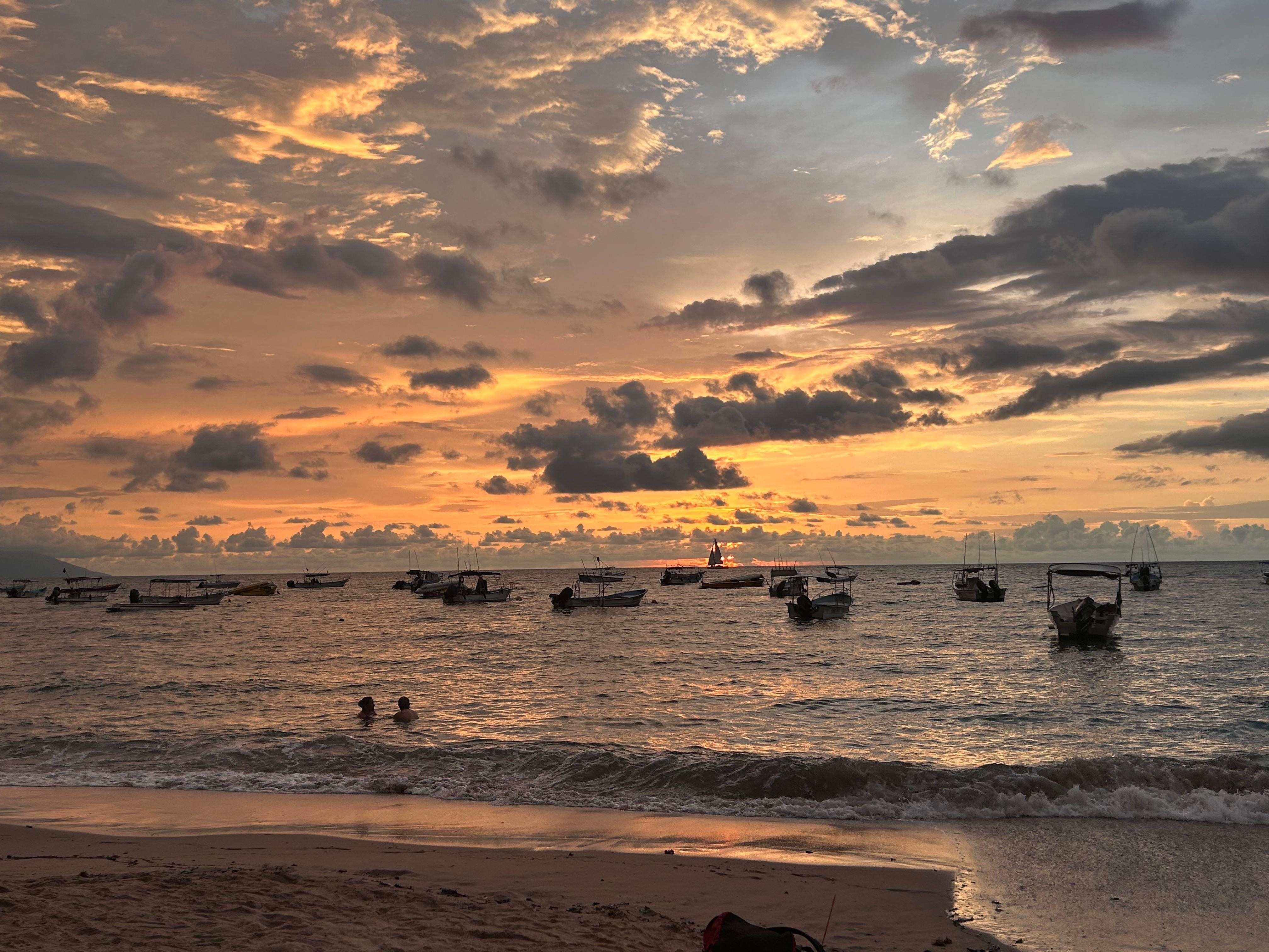Sitting on the balcony 