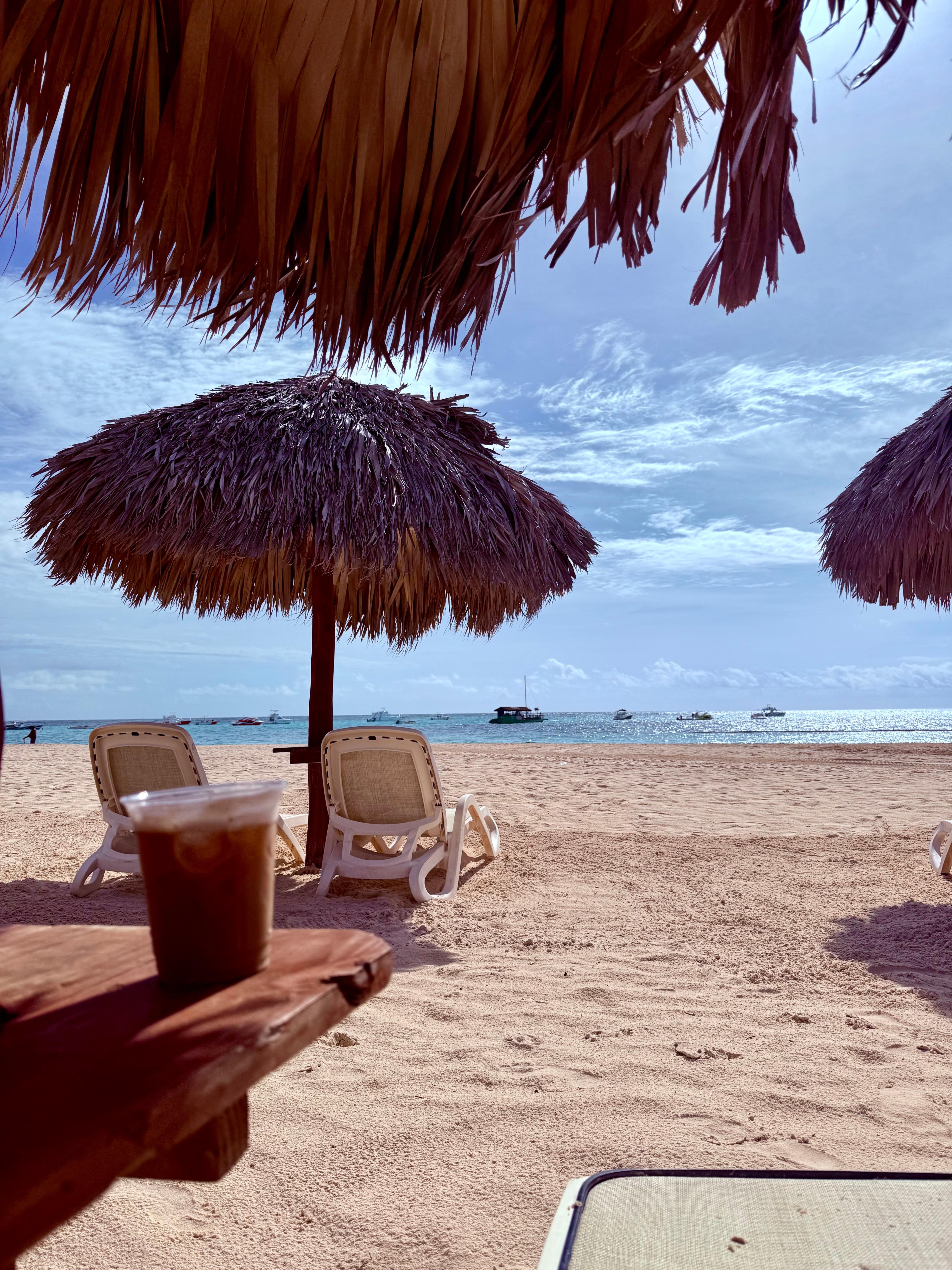 At the beach in front of the property- Still had sufficient WiFi