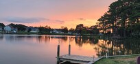 Sunset from back yard.