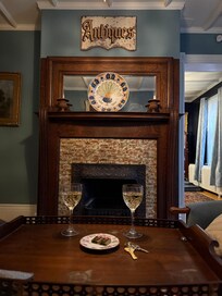 Sitting area in our suite