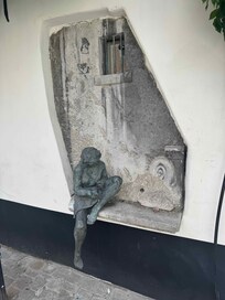 Artwork on the outside walls!
