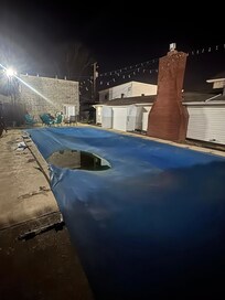 POOL COULDNT BE USED, THEY SAY ITS SEASONAL, DOESNT SAY THAT ON LISTING IT WAS 80 WHILE WE WERE THERE