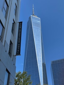 View of WTC from the front of the hotel