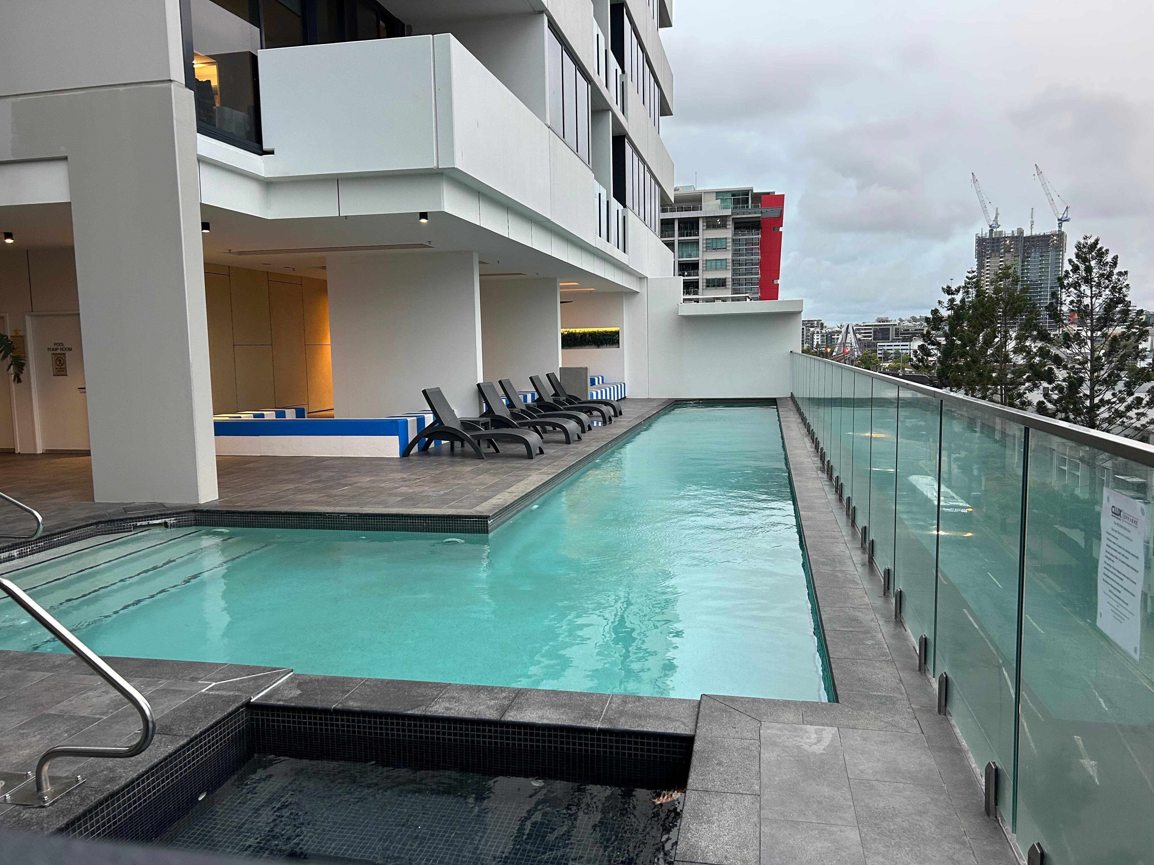Nice pool area