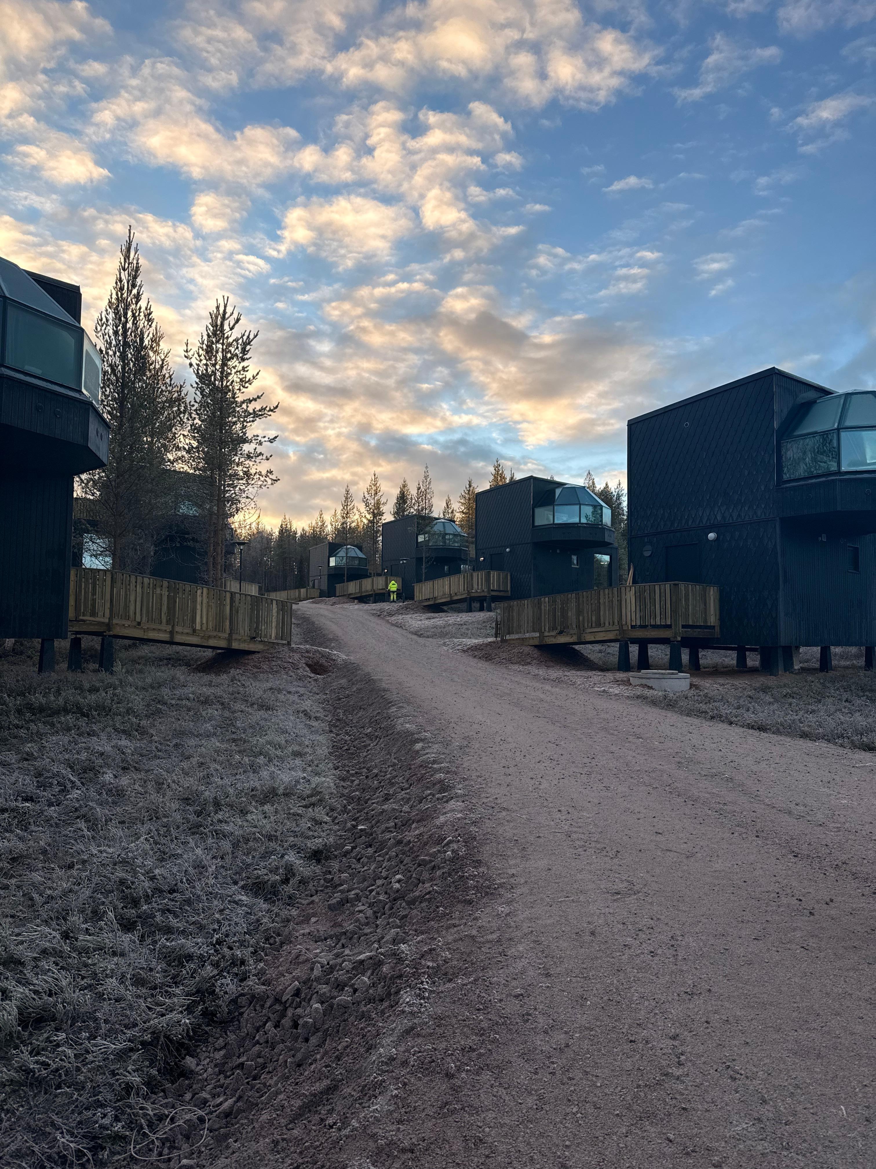 Auf dem Weg zum Igloo.