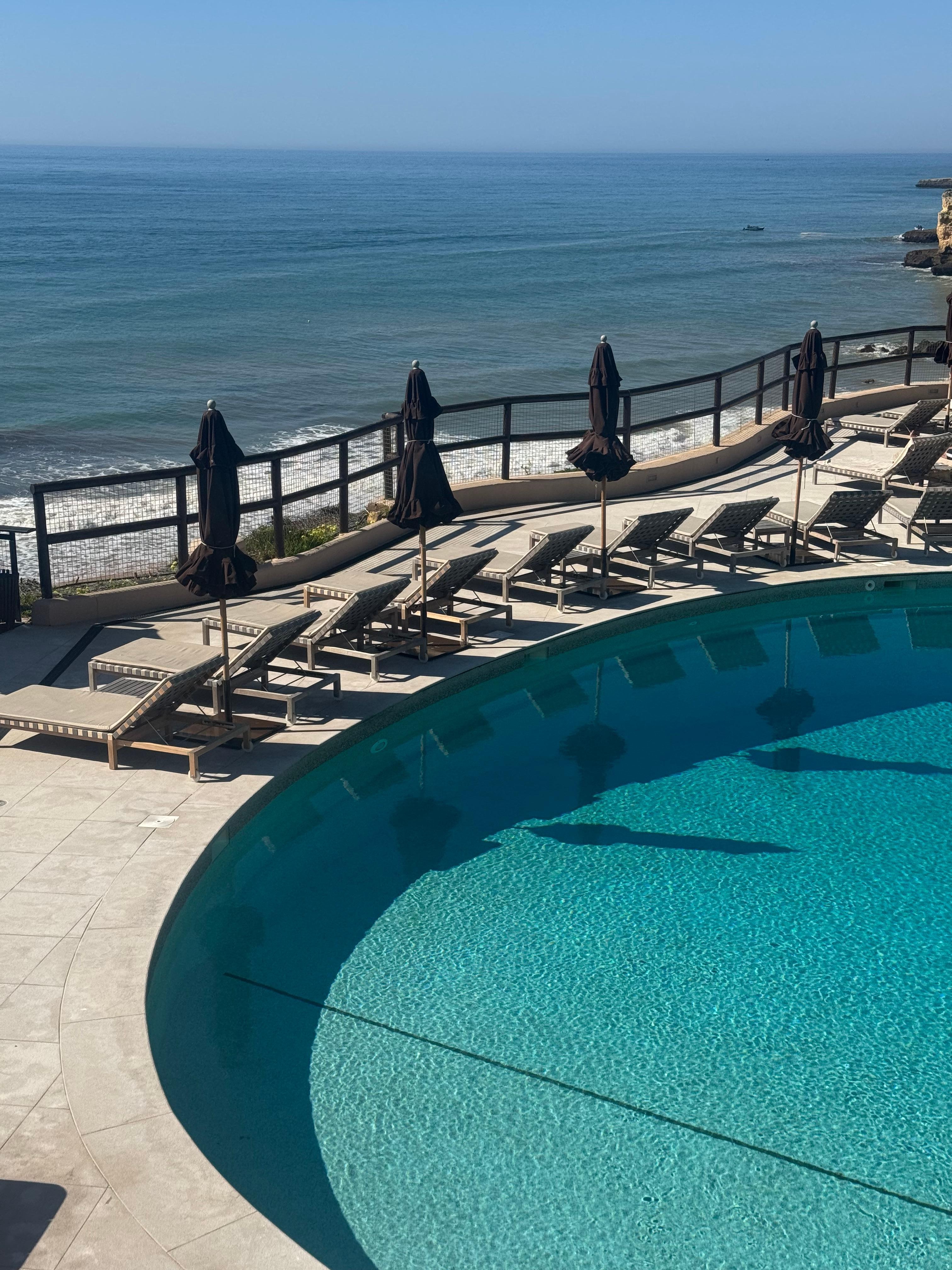 View from the breakfast area