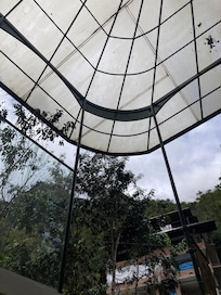 Open lobby ceiling