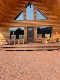Front porch to watch the sunrise.