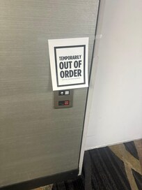 No working elevator to the second only working floor and no working ice machine or laundry room