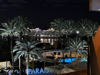 Utsikt över Palma från hotellbalkongen