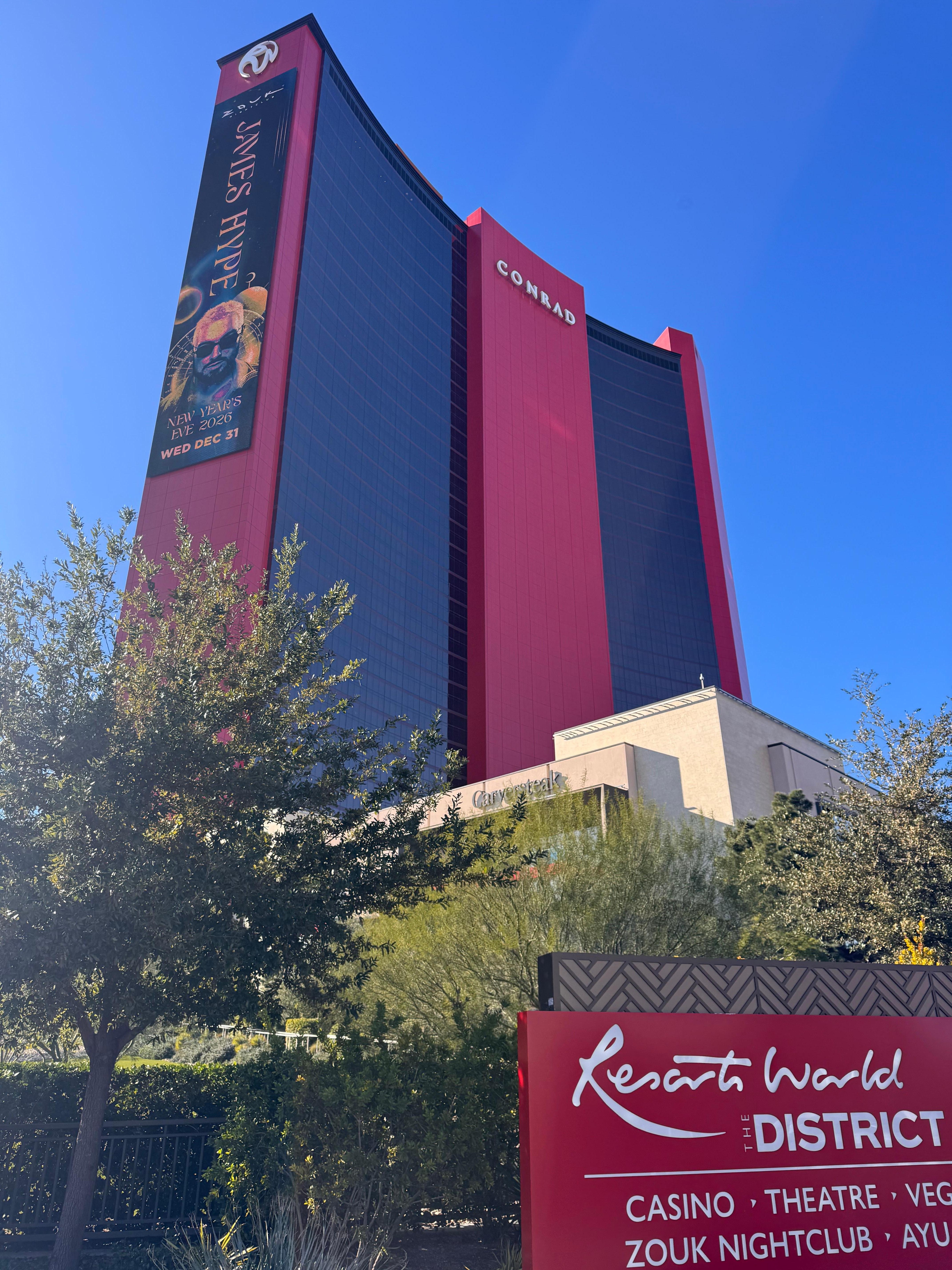 Conrad hotel - outside view 