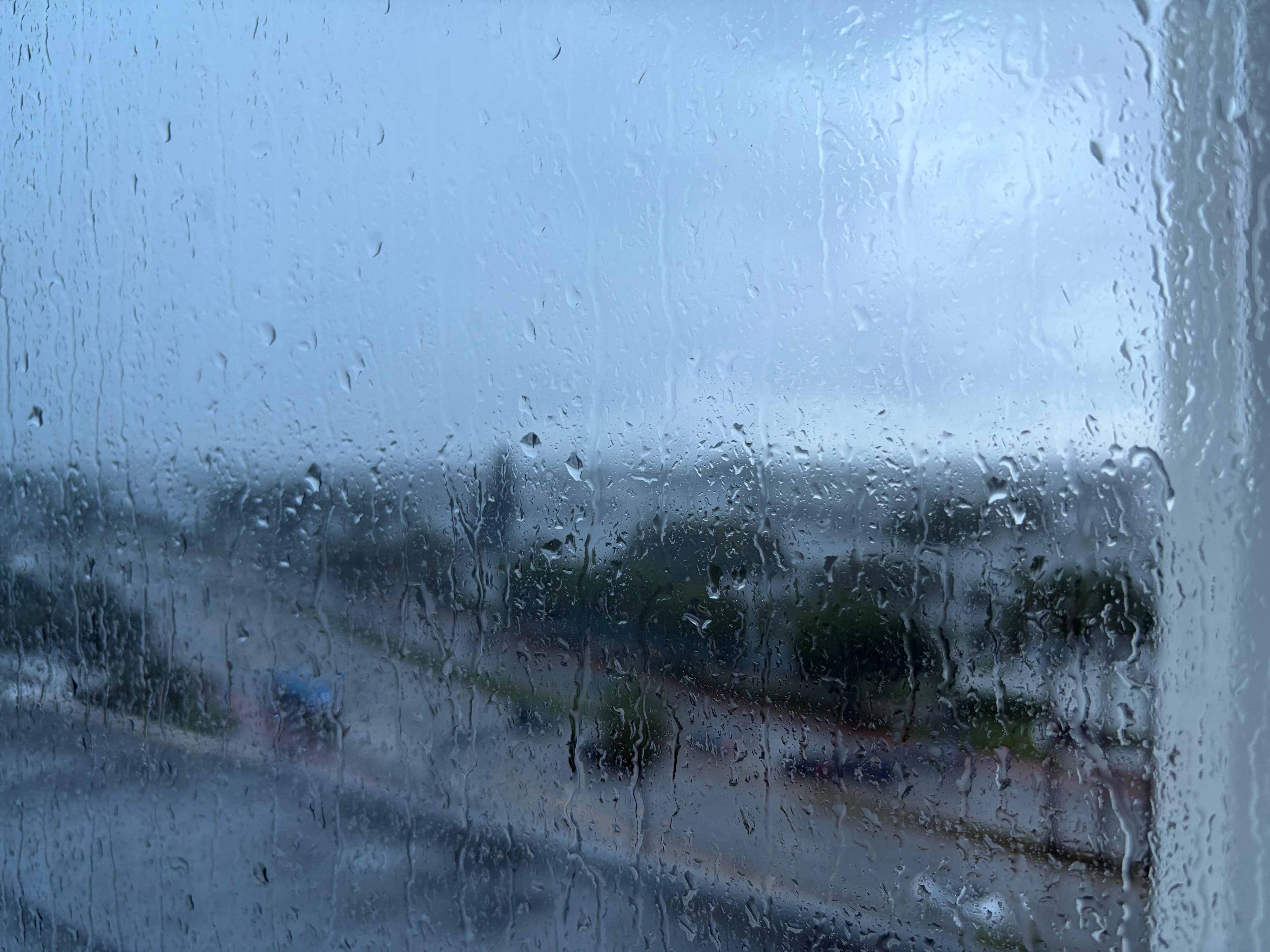 City view from room while raining. Still lovely!